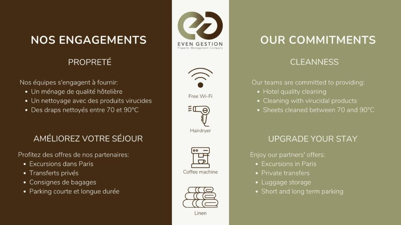 Luxueux Duplex 6 - 8Pers - Full Equipped - Republique Apartment Paris Bagian luar foto